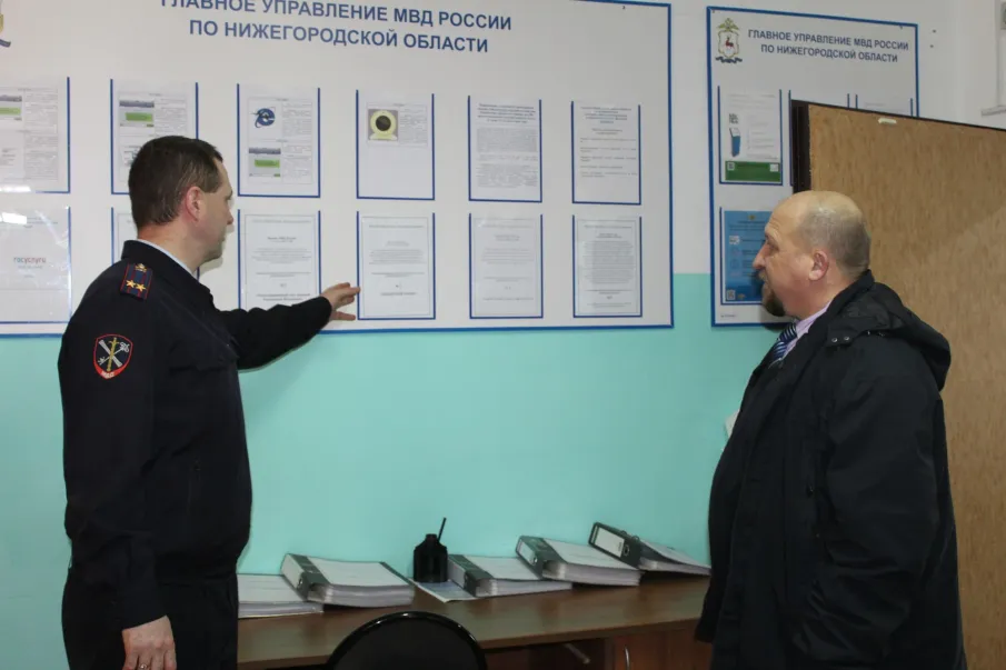 Общественник в рамках акции «Гражданский мониторинг» посетил МО МВД России «Большеболдинский»