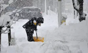 Экстренное предупреждение. Сильный снег