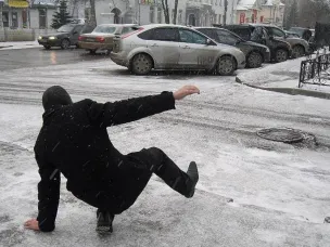 Экстренное предупреждение. Гололед