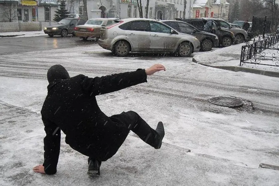 Экстренное предупреждение. Гололед